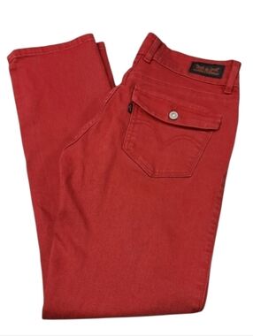 Levi's Mid Rise Skinny Ankle Jean Rust SZ 4M